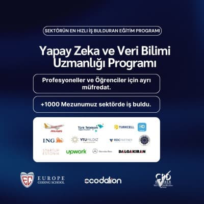 Europe Coding School — mezun istihdamı ve kariyer çıktısı tanıtım görseli