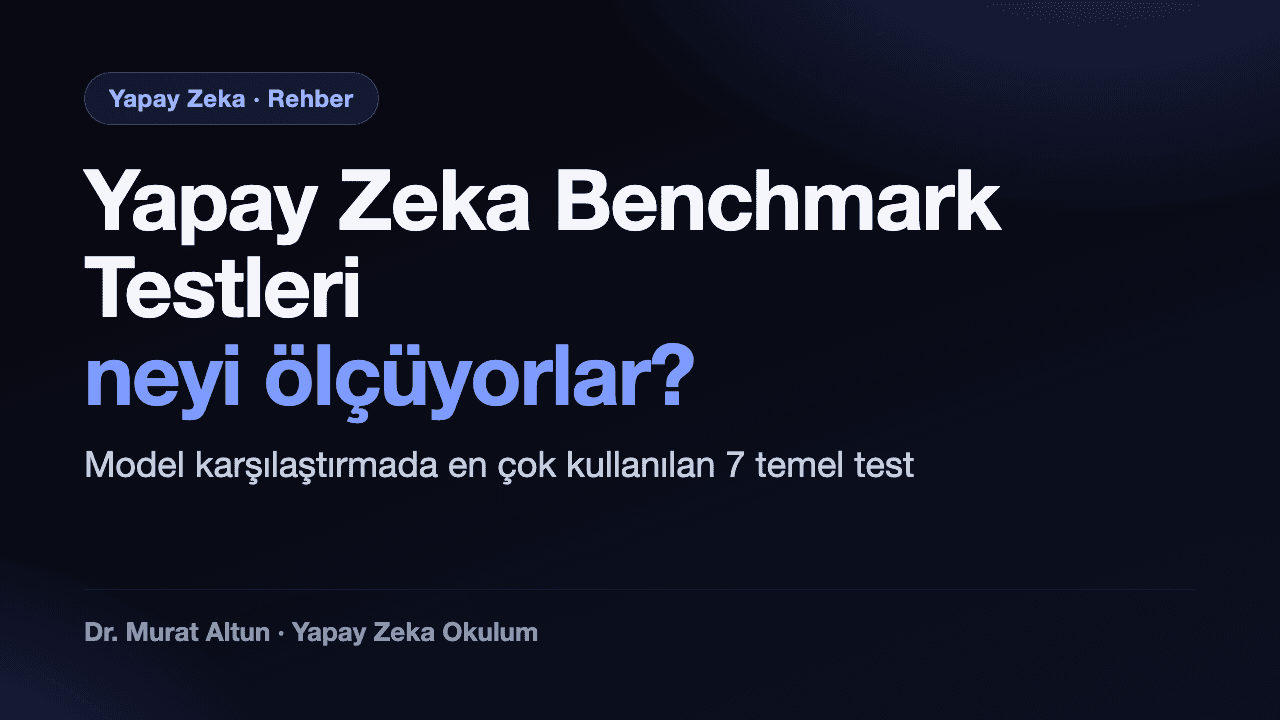Yapay Zeka Benchmark Testleri Nedir? Model Karşılaştırmada 7 Temel Test