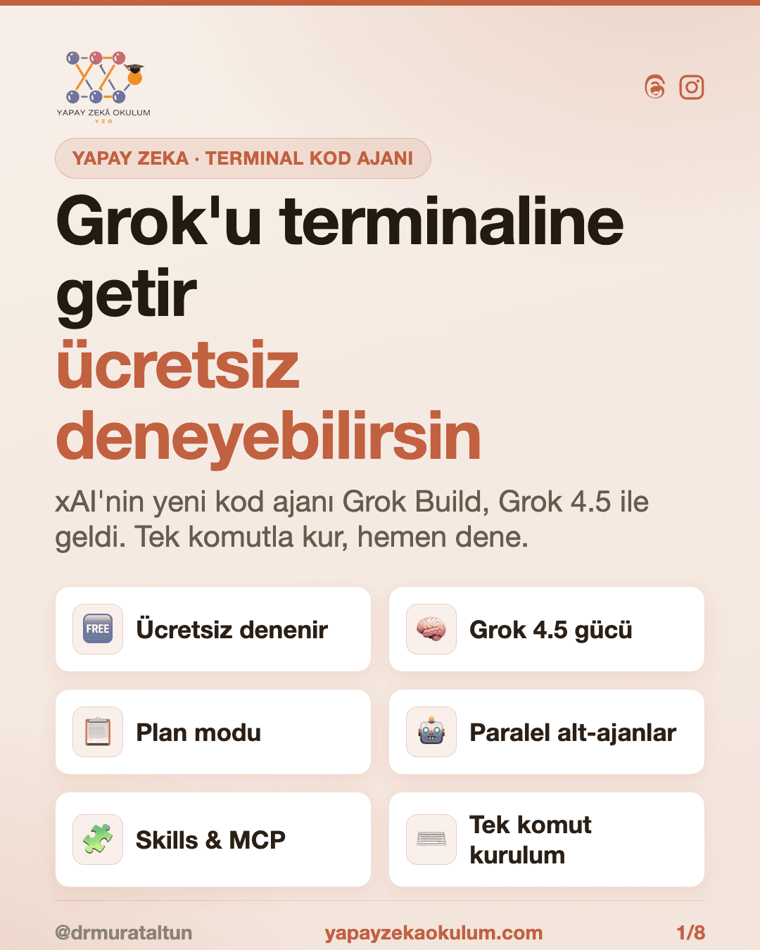 Grok Build nedir? xAI'nin ücretsiz denenebilen terminal kod ajanı (2026)